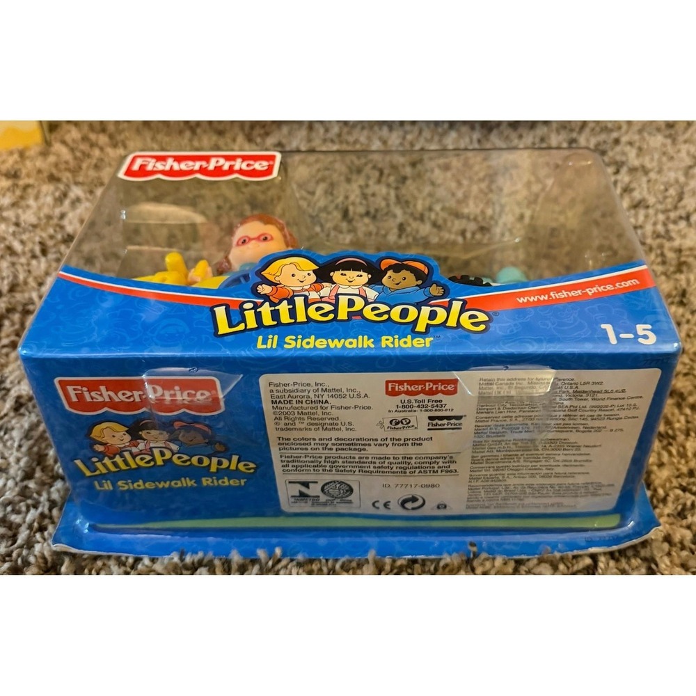 Fisher-Price People Lil' Sidewalk Rider Playset (NWT) Vintage 2002 - Picture 4 of 6